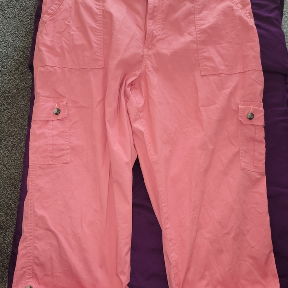 Lee Pink Capri Pants Size 18 In Good Condition - Picture 3 of 5